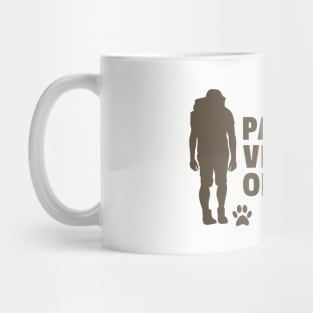 Pawsitive Vibes Only Dog Hiking Mug